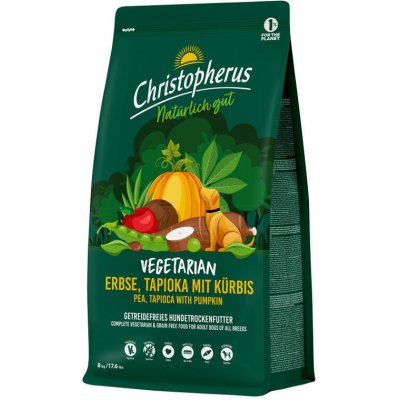 Christopherus Dog Dry Vegetarian Pea Tapioca with Pumpkin 8 kg
