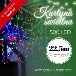 Springos CL0519 ZÁCLONA LEDOVÉ KRYSTALY FLASH 500 LED – Hledejceny.cz