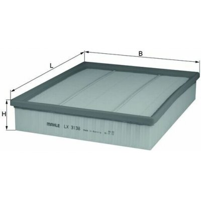 Vzduchový filtr MAHLE ORIGINAL LX 3138 (LX3138) – Hledejceny.cz