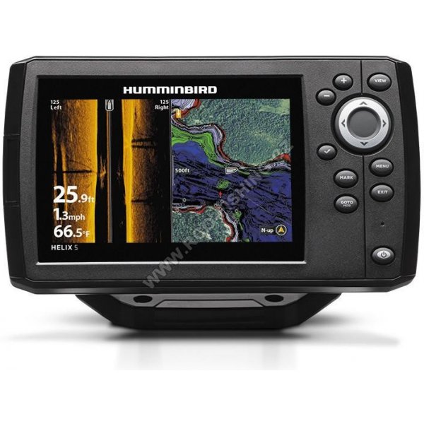 Echolot a sonar Humminbird Echolot HELIX 5x CHIRP DI GPS G2 + SD karta Helix G2+SD