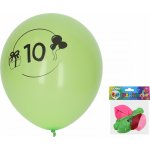 Wiky Balónek nafukovací 30 cm sada s číslem 10 – Zboží Dáma