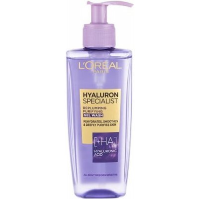 Čisticí gel L'Oréal Paris Hyaluron Specialist Replumping Purifying Gel Wash, 200 ml