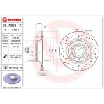 Brzdový kotouč BREMBO 08.A202.1X (08A2021X) | Zboží Auto