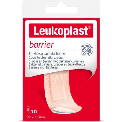 Leukoplast Barrier náplast voděodolná 22 x 72 mm 10 ks – Hledejceny.cz