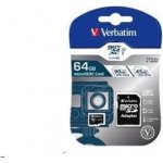 Verbatim microSDXC 64 GB UHS-I U1 47042 – Zboží Živě