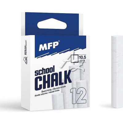MFP paper křída M bílá čtyřhranná 12ks v krabičce neprášivá – Hledejceny.cz