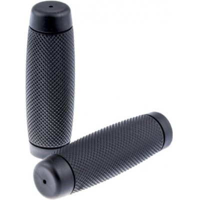 Highway Hawk H45-1208B Gripy Diamond Cut 25mm bez lanek černá 2ks – Hledejceny.cz