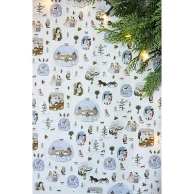 Be Nice EKO vánoční balicí papír Popelka 5ks – Zboží Živě