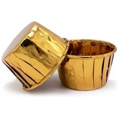 Cake Star Alobalové pevné košíčky na muffiny zlaté (50 ks) – Hledejceny.cz