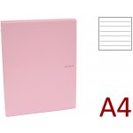 Karton P+P Karis blok A4 PVC Pastelini růžový – Zboží Dáma