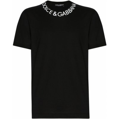 Dolce & Gabbana Neckline Black tričko černá