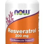 Now Foods Resveratrol 200 mg x 60 rostlinných kapslí – Hledejceny.cz