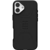 Pouzdro a kryt na mobilní telefon Apple UAG Civilian Magsafe Black iPhone 16 114443114040