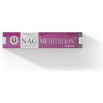 Indie Indické vonné tyčinky Meditace Golden Nag Meditation 15 ks – Hledejceny.cz