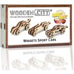 WOODEN CITY 3D puzzle mini sada Widgets: Sportovní auta 42 ks – Zboží Dáma