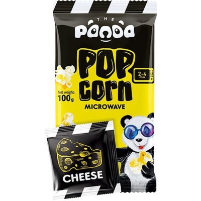 Panda Popcorn s příchutí sýra 100 g – Zboží Dáma