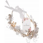 Věneček Čelenka OZDOBA do Vlasů Na Hlavu Strojek Boho Pro Dítě Bílý – Zboží Mobilmania