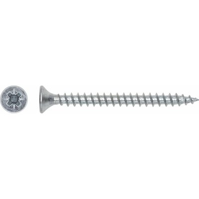 Uni vrut se zápustnou hlavou TX20 plný závit bíle pozink. 4,5x30 mm, 20 ks – Hledejceny.cz