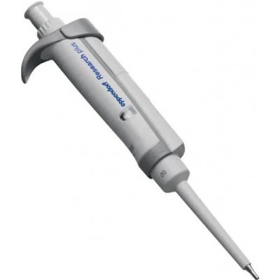 Laboratorní pipeta Eppendorf Research Plus nastavitelná 2 - 20 µl (šedá - špičky 20 µl) – Hledejceny.cz