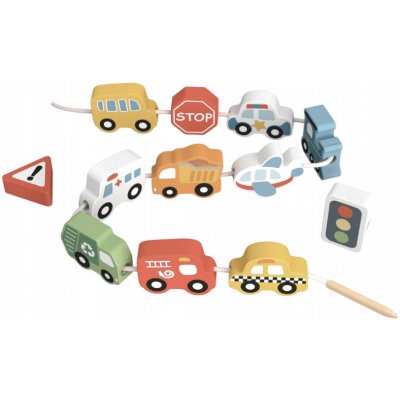Tooky Toy Navlékání Doprava – Zboží Mobilmania