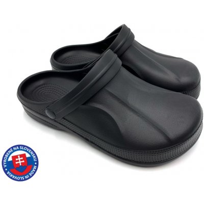 Flameshoes Pánské clogsy plné F-006 černá – Zboží Mobilmania