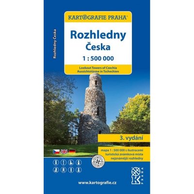 Rozhledny Česka 1:500 000 3. vydání – Zbozi.Blesk.cz