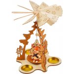 MFP Paper svícen točící dřevěný 17,5 x 17 5 x 23,5 cm BD-21596AN – Zboží Dáma