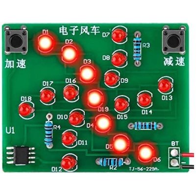 ELKIT SVBC2043 Větrný mlýn s LED diodami