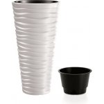 Prosperplast SAND SLIM květináč bílý 39 cm – Hledejceny.cz