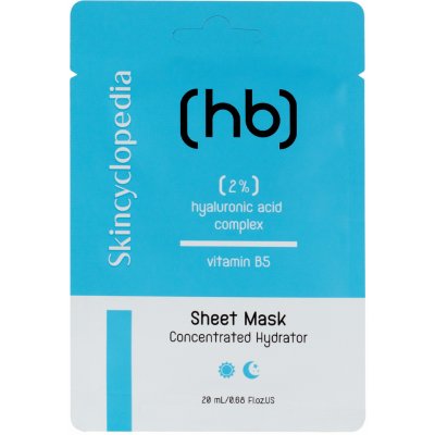 Skincyclopedia Sheet Mask Hyaluron Hydratační Sheet Mask 1 ks / 20 ml