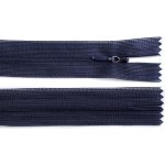 Spirálový zip skrytý No 3 délka 60 cm dederon Varianta: 330 modrá tmavá, Balení: 1 ks – Hledejceny.cz