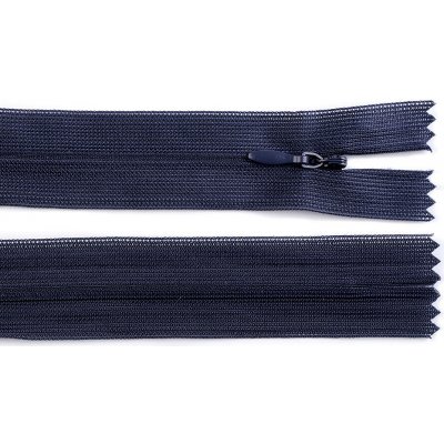 Spirálový zip skrytý No 3 délka 60 cm dederon Varianta: 330 modrá tmavá, Balení: 1 ks – Hledejceny.cz