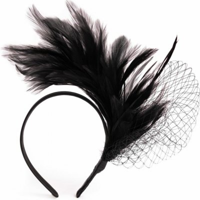 Fascinátor - černý – Zboží Dáma
