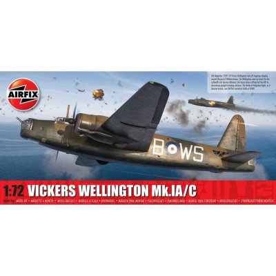 Airfix Classic Kit letadlo A08019A Vickers Wellington Mk.IA/C 1:72 – Zboží Mobilmania