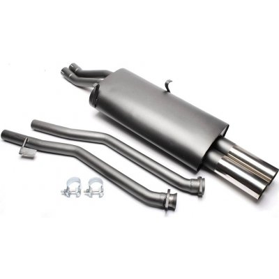 TA Technix sportovní výfuk BMW 3 E30 320i / 325i kromě M-Technic, 2x 76 mm rovná nerezová koncovka bez pertlu – Hledejceny.cz