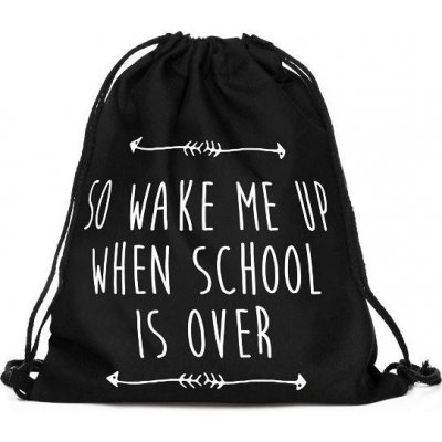 Woodrow Gymsack Vak na záda School Wake me up – Hledejceny.cz