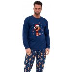 Cornette pánské pyžamo 115/294 Dog tmavě modrá – Zboží Dáma