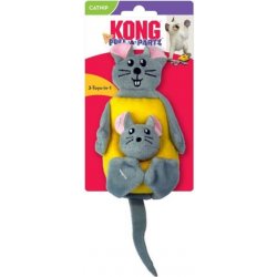 KONG Company Limited Hračka cat Pull-A-Partz myš a sýr