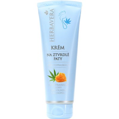 Herbavera Konopný krém na ztvrdlé paty s lanolinem 120 ml – Zboží Mobilmania