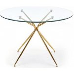 Halmar Jídelní stůl RONDO zlatá – Zbozi.Blesk.cz