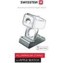SWISSTEN Hliníkový stojánek pro Apple Watch stříbrná 25005100