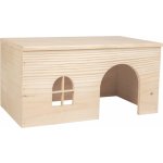 Flamingo Dřevěný domek pro hlodavce MODY 40 x 22,5 x 19,5 cm – Zboží Mobilmania
