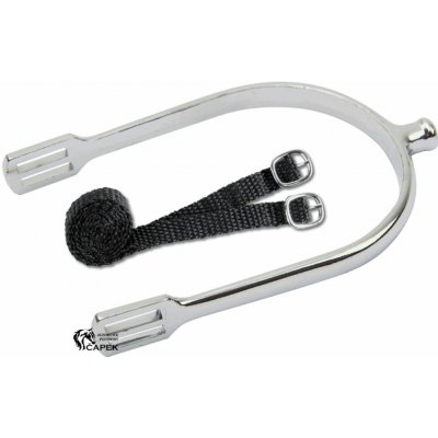 Waldhausen Ostruhy šporny s řemínky DÁMSKÉ Stříbrná 10mm – Hledejceny.cz