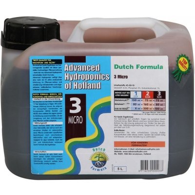 Advanced Hydroponics Dutch formula Micro 1 l – Hledejceny.cz