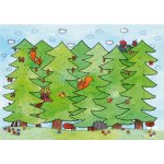 Marionetino Červená Karkulka kulisa k loutkovému divadlu – Zboží Dáma