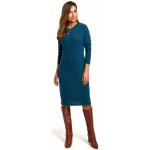 Style úpletové šaty S178 modrá – Sleviste.cz