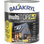 Balakryl MultiTOP 9 v 1 barevný email 0,75 l signální bílý polomatný – Sleviste.cz