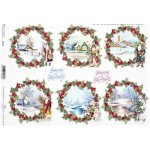 Itd. Collection Rýžový papír Cesmíny a Děda Mráz A4 – Zboží Dáma