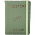 KUFRYPLUS Pouzdro na pas a karty s RFID ochranou WGK04 zelená – Zbozi.Blesk.cz