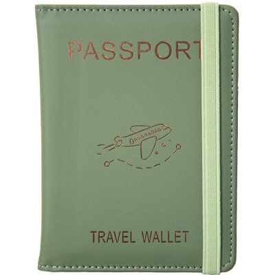 KUFRYPLUS Pouzdro na pas a karty s RFID ochranou WGK04 zelená – Zbozi.Blesk.cz